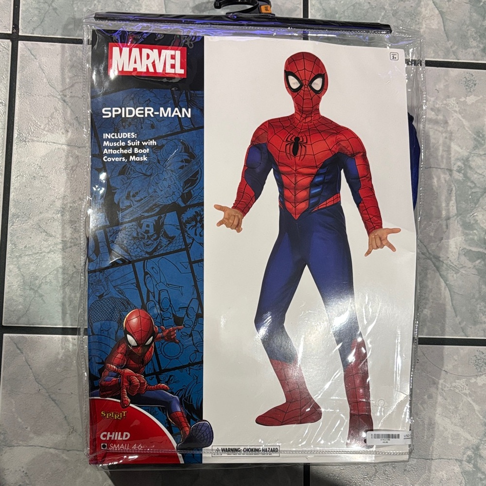 Marvel Spider-Man Kids Costume - Red and Blue
